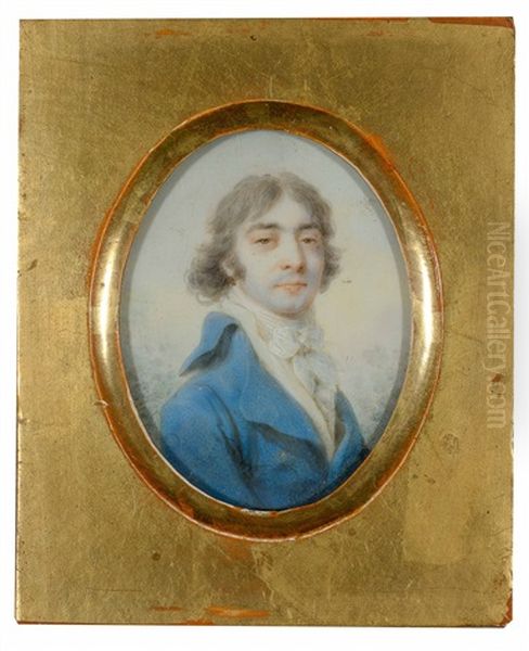 Bildnis Des Francois De Le Febvre Oil Painting by Friedrich Heinrich Fueger