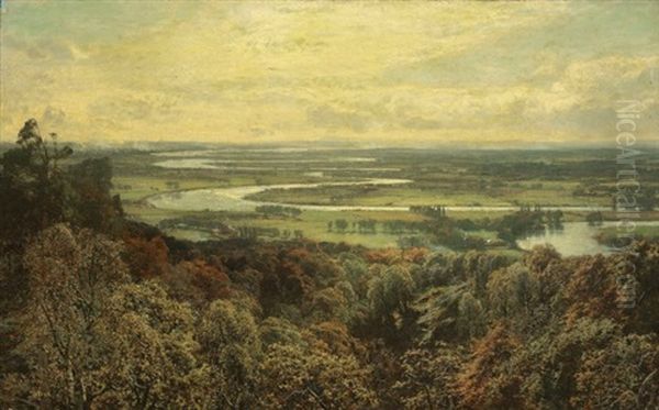 The Windings Of The Forth Oil Painting by David Fulton RSW
