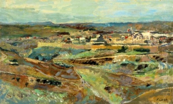 Jerusalem Oil Painting by Edmund Fuerst