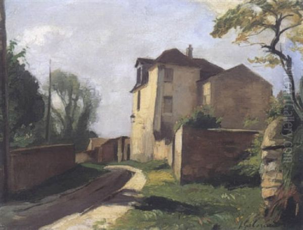 Le Chemin Ensoleille Oil Painting by Josue Gaboriaud