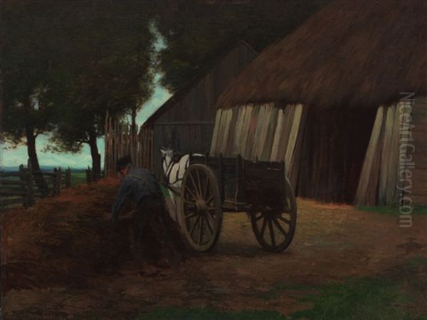 Early Morning, Ile D'orleans Oil Painting by Clarence Alphonse Gagnon