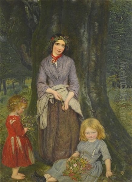 Spring Flowers Oil Painting by William Gale