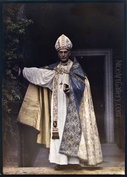 Arthur Foley Winnington-ingram, Bishop Of London (2 Works) Oil Painting by Olive Edis