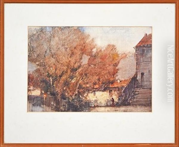 Autumn Oil Painting by Thomas Balfour Garrett