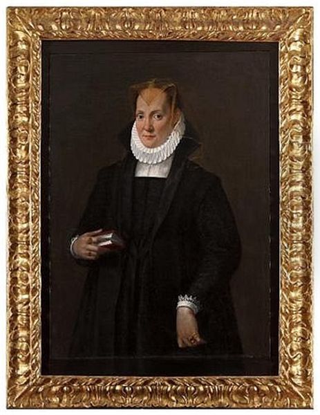 Portrait Of A Noblewoman Oil Painting by Gervasio Gatti