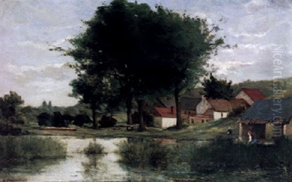 Paysage D'automne Oil Painting by Paul Gauguin