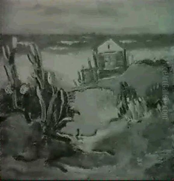 Dunenlandschaft Oil Painting by Oskar Gawell