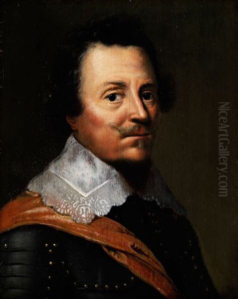 Portrait Des Ernst Kasimir Graf Von Nassau Oil Painting by Wybrand Simonsz de Geest the Elder