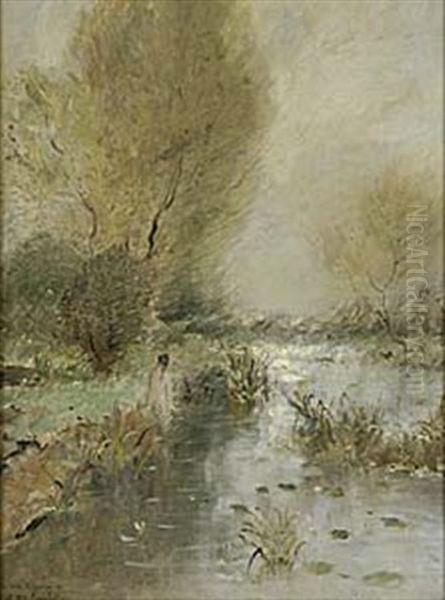 Baderska Oil Painting by Wilhelm von Gegerfelt