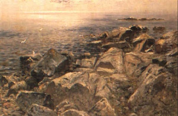 Solglitter Oil Painting by Wilhelm von Gegerfelt