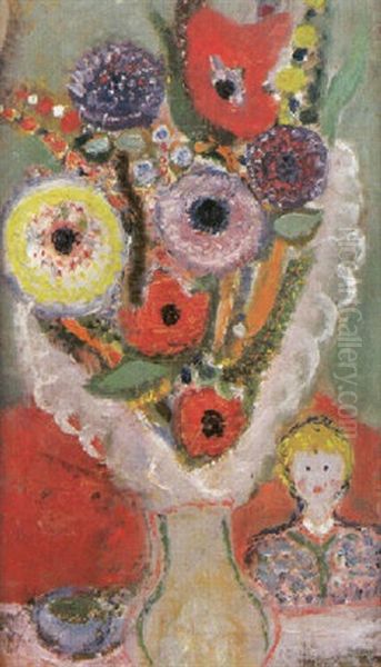Blumenstraus Oil Painting by Robert Genin