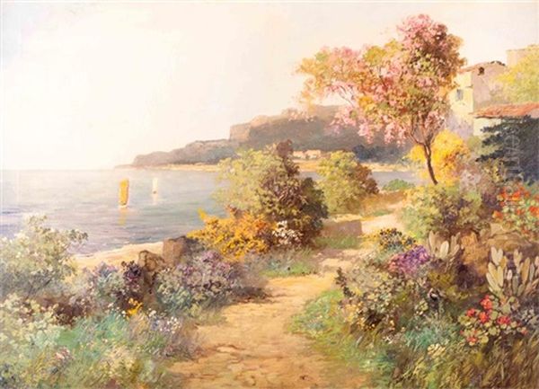 Sudliche Landschaft Oil Painting by Lillian Genth