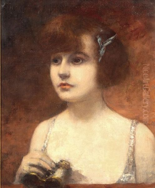 Dans La Loge Oil Painting by Henri Gervex