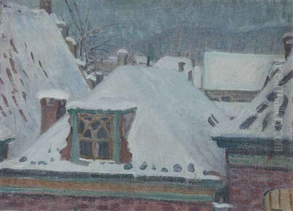 Dooi Oil Painting by Leo Gestel