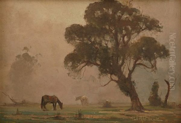 Heyington Oil Painting by Robert Edgar Taylor Ghee