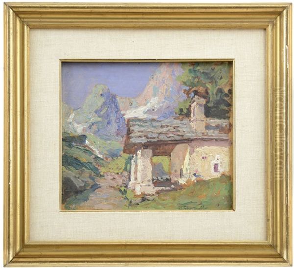 Sant'anna, Usseglio Oil Painting by Benedetto Ghivarello