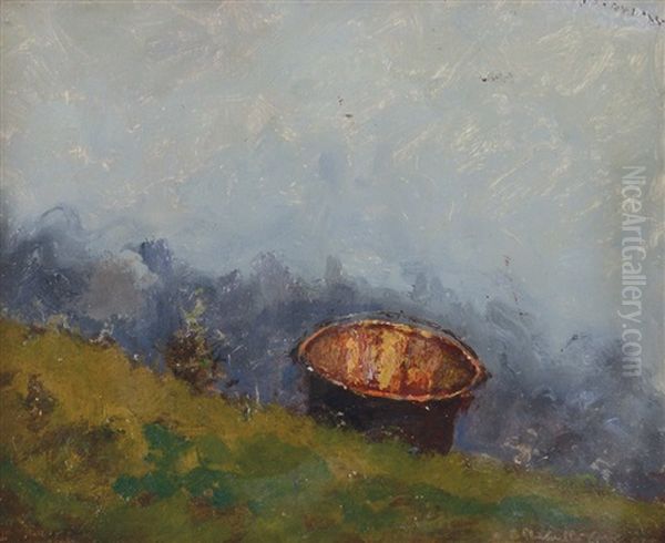 Paiolo Oil Painting by Benedetto Ghivarello