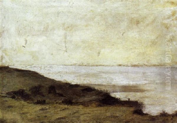 Stranden Ved Tisvilde Oil Painting by Harald Giersing
