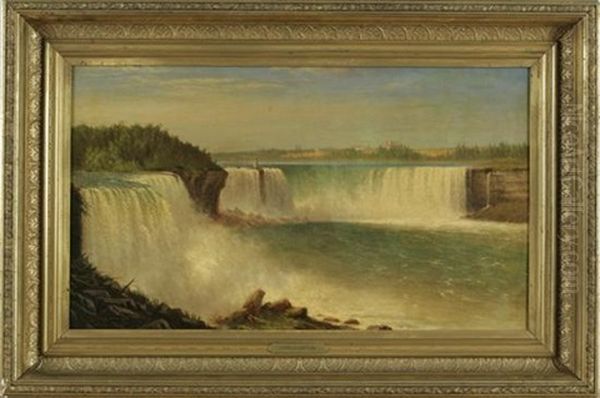 Niagra Falls Oil Painting by Charles Henry Gifford
