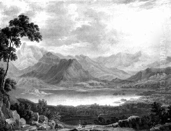 Glengariffe, Co. Cork, Ireland Oil Painting by Joseph Francis John Gilbert