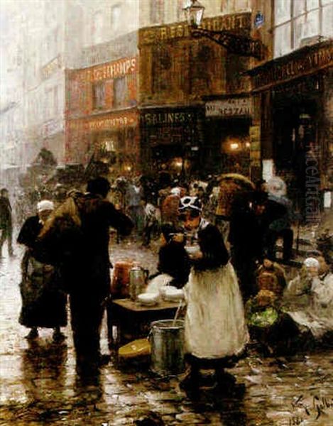 Soppkok, Paris Oil Painting by Victor Gabriel Gilbert