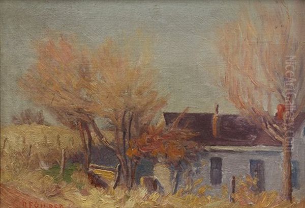 Red Wing Oil Painting by Robert Fletcher Gilder