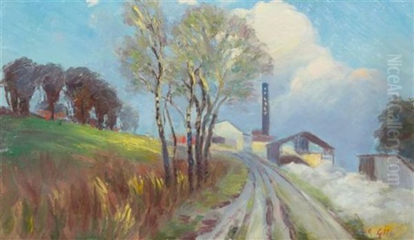 Untitled (landscape) Oil Painting by Selden Connor Gile