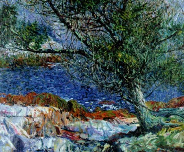 Northern Shores Oil Painting by Howard Everett Giles