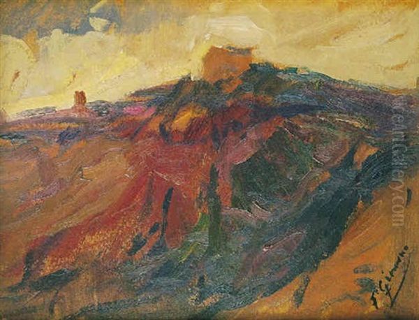 Paisaje Oil Painting by Francisco Gimeno Arasa