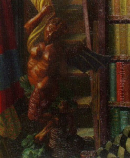 She Fawn Oil Painting by Charles Ginner