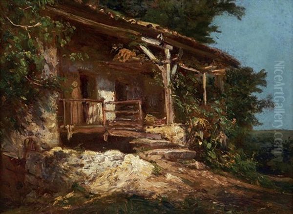 La Cabane Oil Painting by Andre Giroux