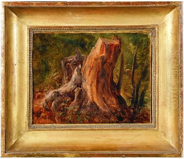Souche A Civitella (study) Oil Painting by Andre Giroux