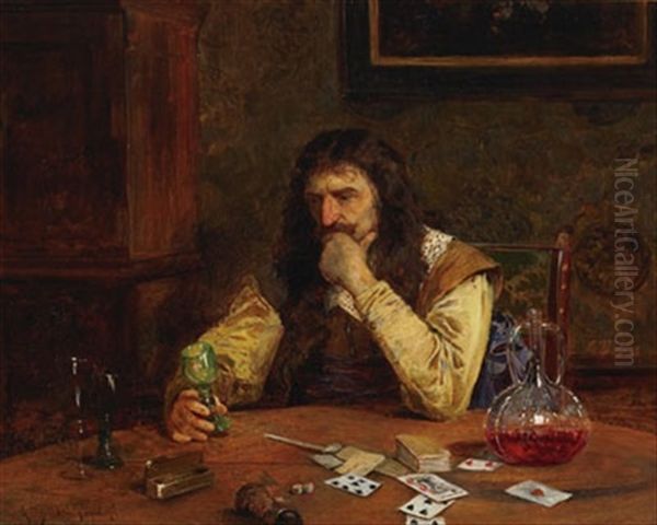 Viewing His Enemies Oil Painting by Henry Gillard Glindoni