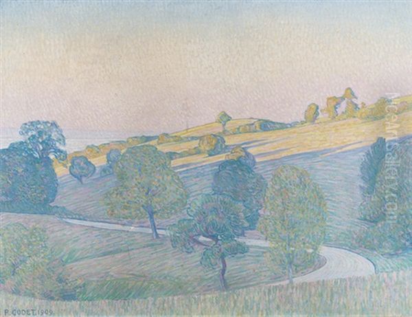 Landschaft Oil Painting by Pierre-Philippe Godet