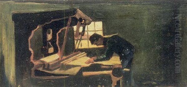 Weaver, Arranging Threads Oil Painting by Vincent Van Gogh