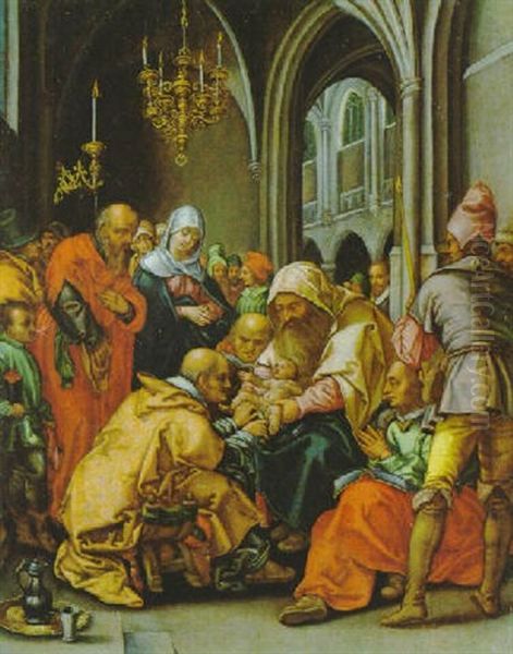 Die Beschneidung Christi Oil Painting by Goltzius Hendrick