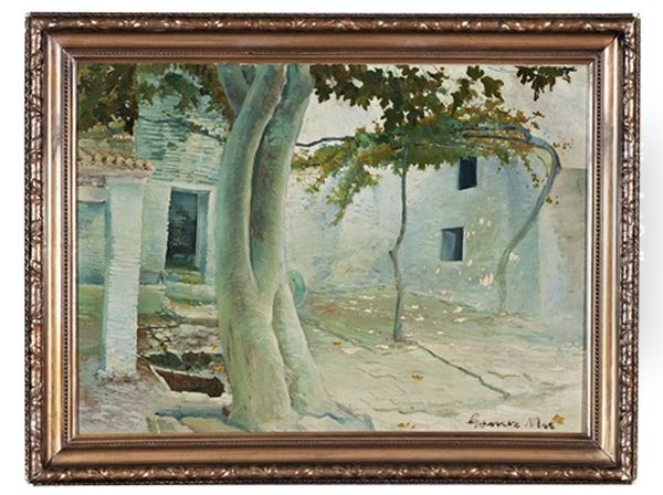 Vista De Un Pueblo Oil Painting by Eugenio Gomez Mir