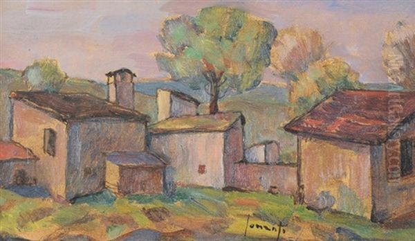 Der Weiler Oil Painting by Guido Gonzato