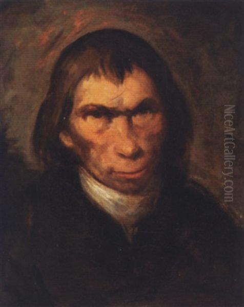 Portrait Of A Gentleman Wearing Black Oil Painting by Francisco Goya
