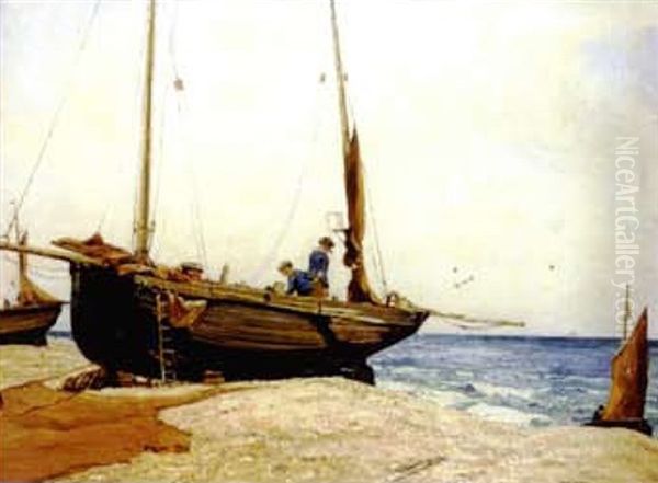 Ready For Sea Oil Painting by George Graham