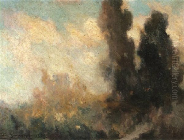 Crepusculo Oil Painting by Luis Graner y Arrufi