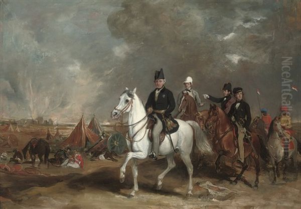 The Viscount Hardinge, Governor-general Of India Oil Painting by Sir Francis Grant