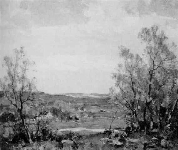 Springtime Oil Painting by Walter Granville-Smith
