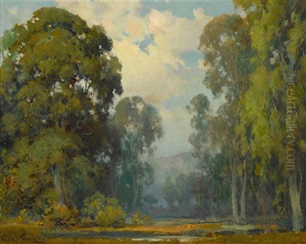 Eucalyptus Grove Oil Painting by Percy Gray