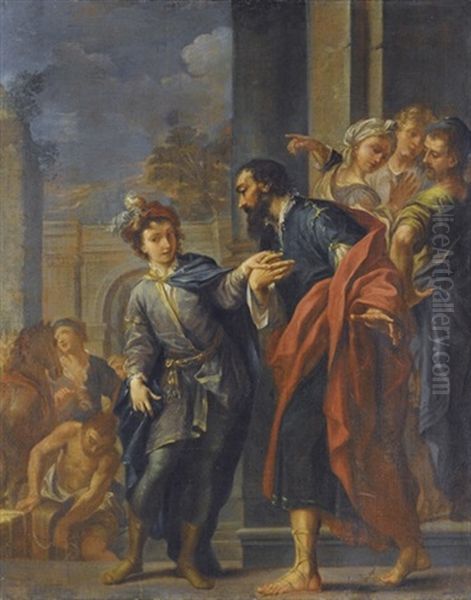 Ritorno Del Figliuol Prodigo Oil Painting by Ercole Graziani the Elder