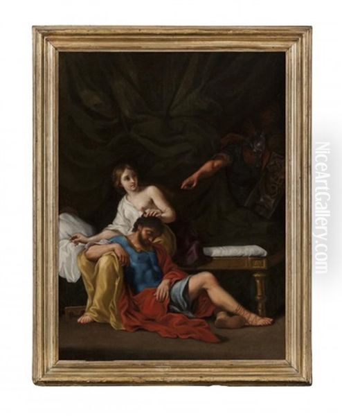 Sanson Et Dalila Oil Painting by Ercole Graziani the Younger