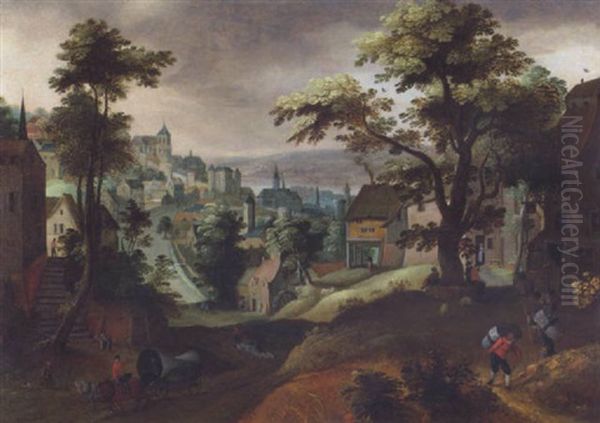 Der Herbst Oil Painting by Jacob Grimmer