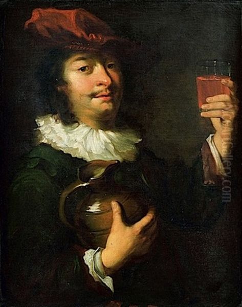 Le Joyeux Buveur Oil Painting by Alexis Grimou