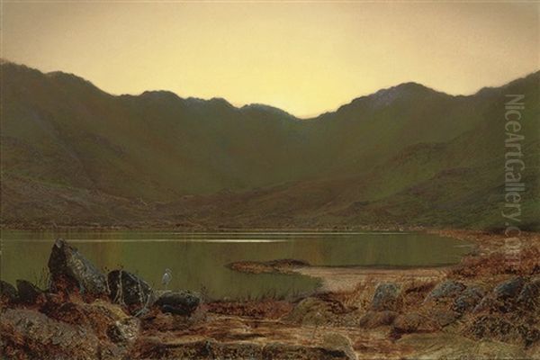 The Haunt Of The Heron Oil Painting by John Atkinson Grimshaw