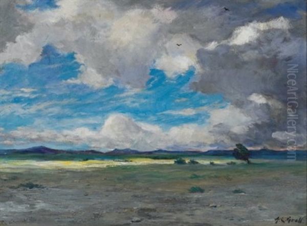 Southwestern Landscape Oil Painting by Albert Lorey Groll